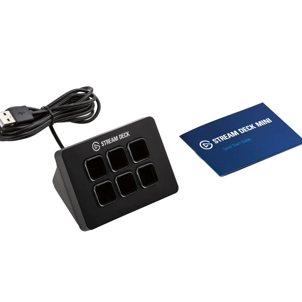 Elgato Skjermbeskytter Og Deksel|Gamingskjermer|Stream Deck Mini Programmerbart tastatur
