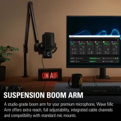 Elgato Streaming|Mikrofoner|Wave Arm HR Mikrofonarm