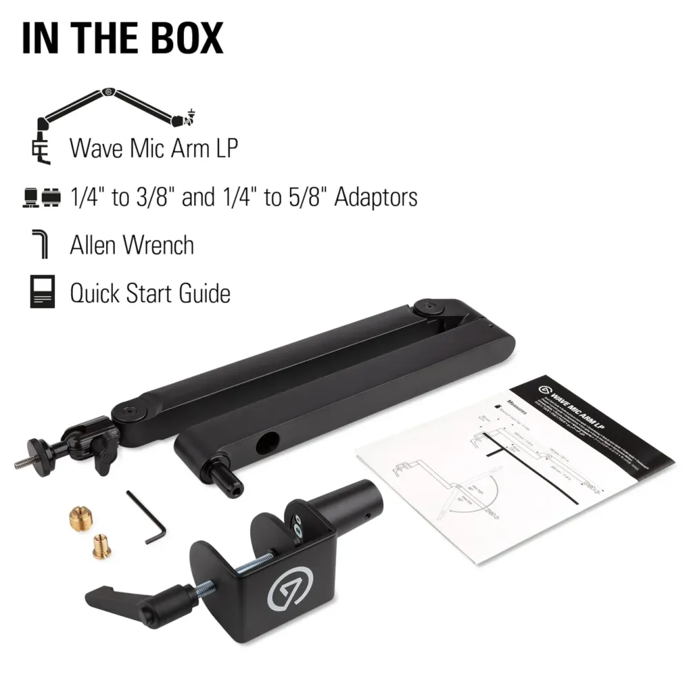 Elgato Streaming|Mikrofoner|Wave Arm LP Mikrofonarm