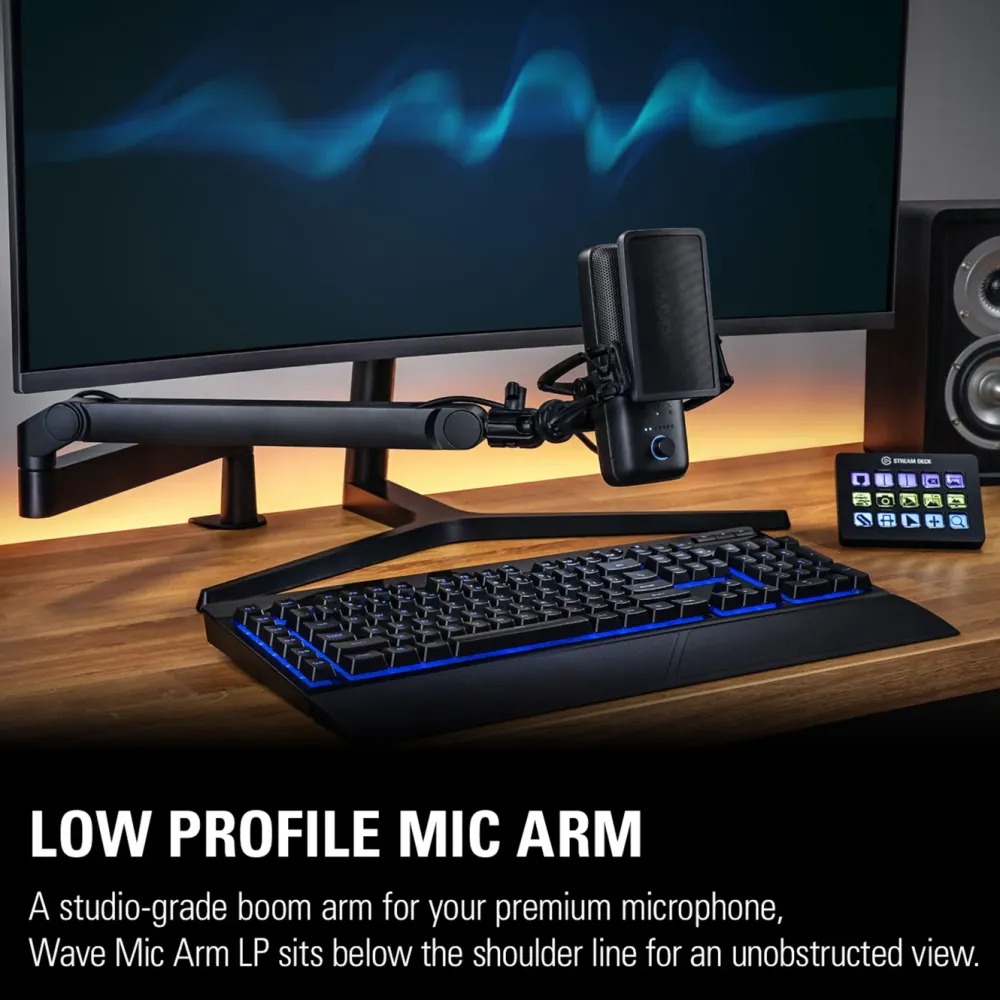 Elgato Streaming|Mikrofoner|Wave Arm LP Mikrofonarm