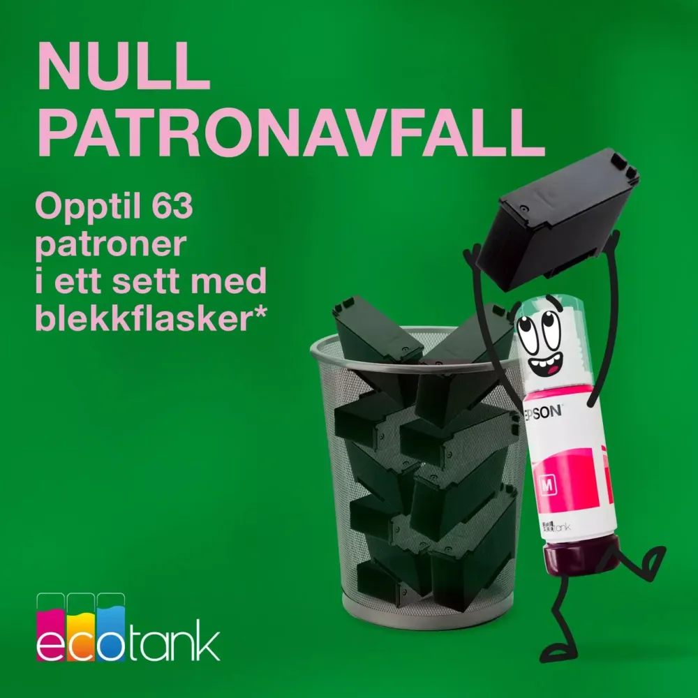 Epson Skrivere Og Tilbehør|102 EcoTank blekkflaske 127 ml