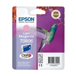 Epson Skrivere Og Tilbehør|T0806 Blekkpatron - Lys magenta