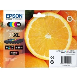 Epson Skrivere Og Tilbehør|T3357 blekkpatron, 5-pk.