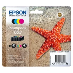 Epson Skrivere Og Tilbehør|T03U6 (603) Blekkpatroner 4-pk.