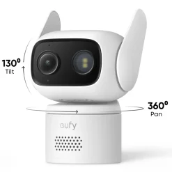 Eufy Alarmsystemer|Skimmingsbeskyttelse|C31 Overvåkningskamera med 360° panorering