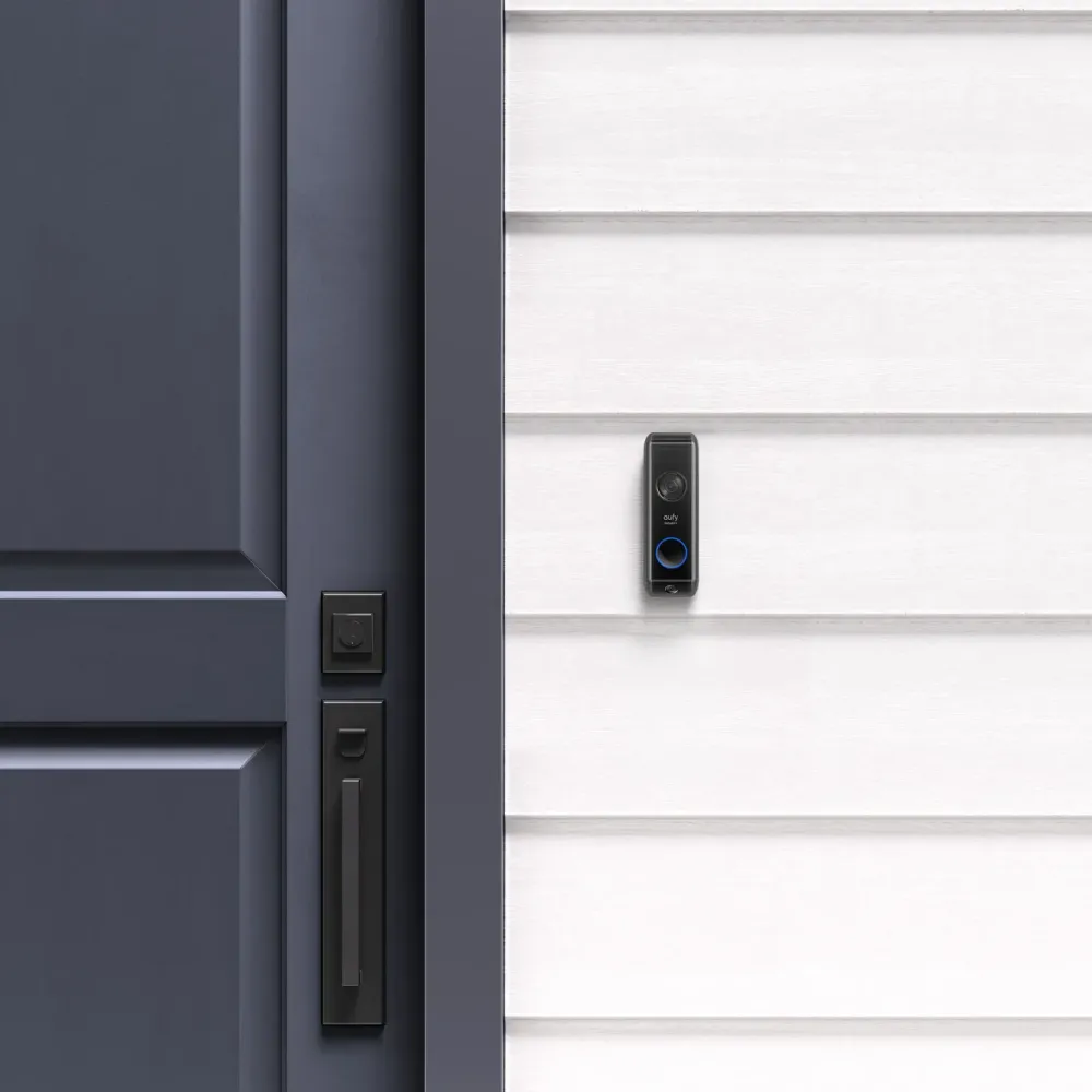 Eufy Smart Dørklokke|Smart Dørklokke|Dual Video Doorbell 2K Dørklokke med basestasjon