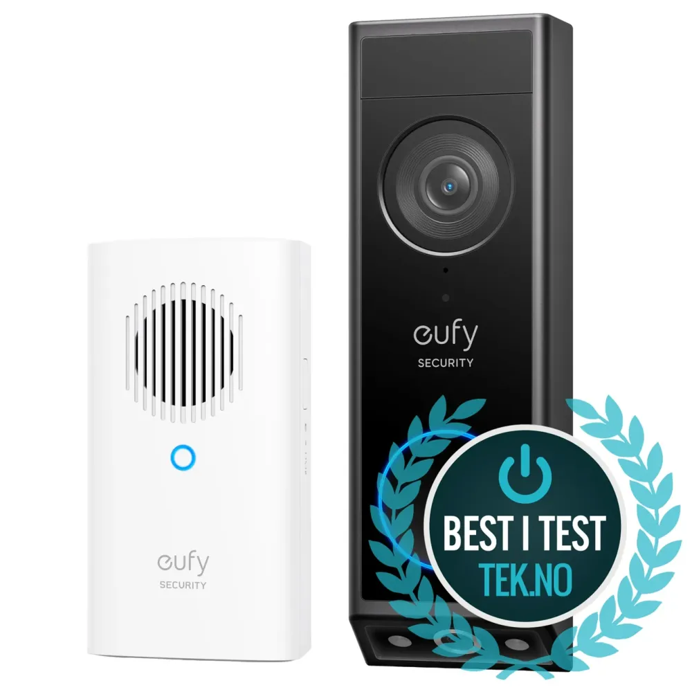 Eufy Smart Dørklokke|Smart Dørklokke|E340 Doorbell Kit