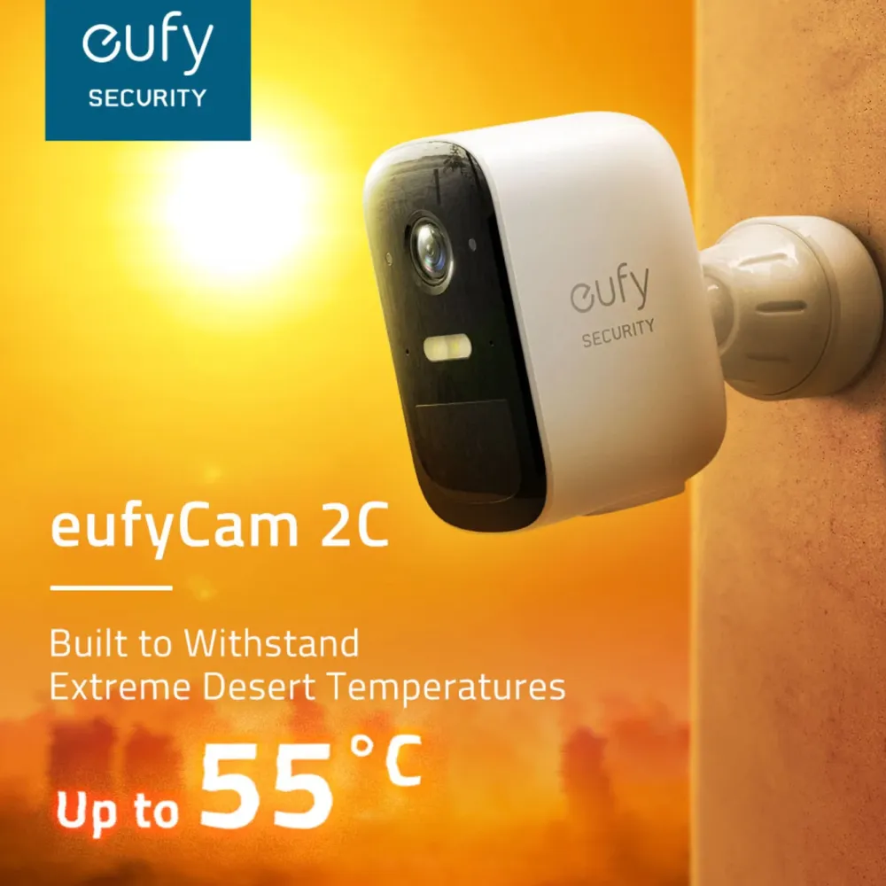 Eufy Kameraovervåking|Cam 2C Overvåkingssystem 2-pack