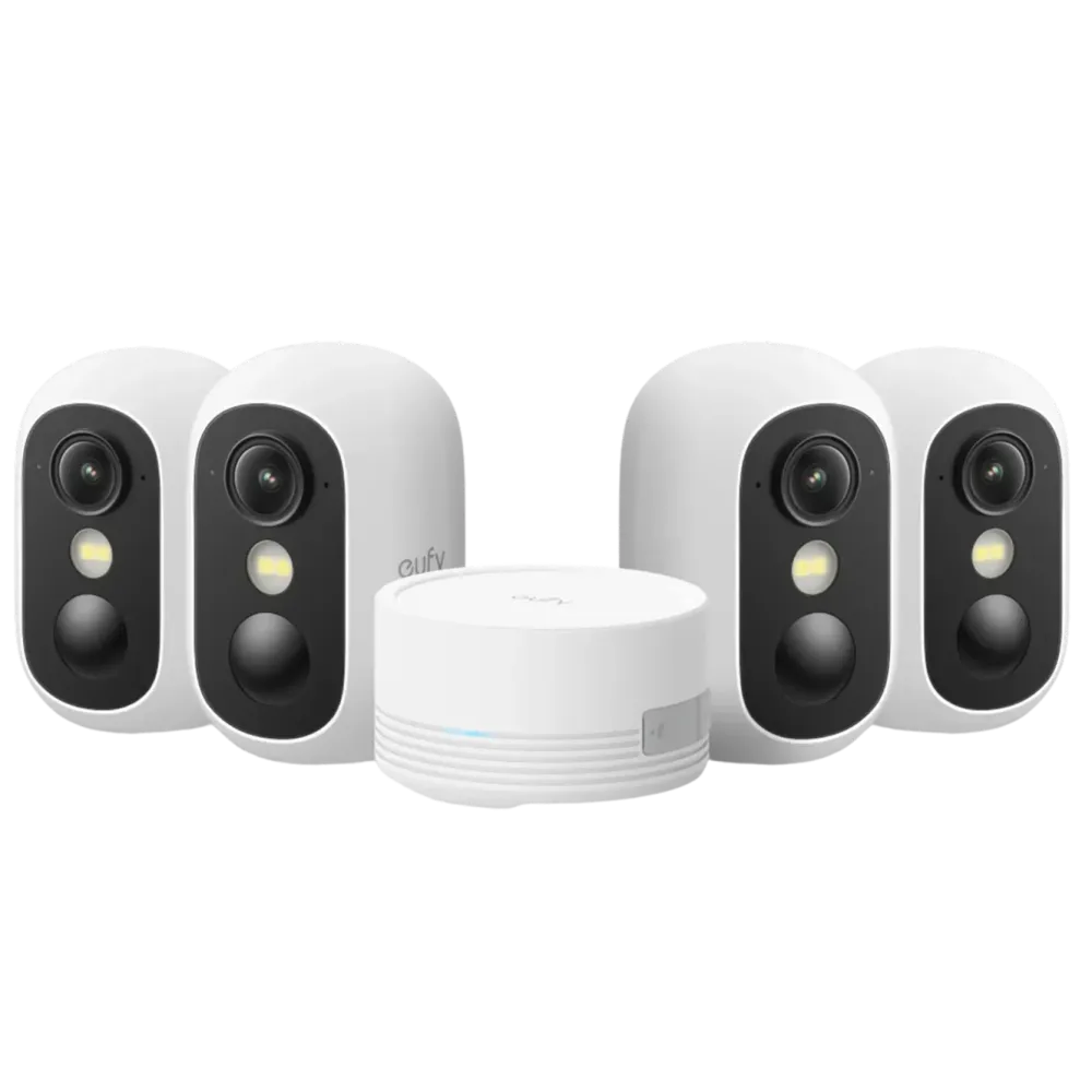 Eufy Kameraovervåking|Cam C35 Overvåkingssystem 4-pack