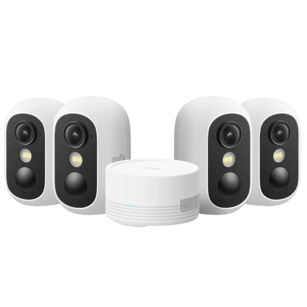 Eufy Kameraovervåking|Cam C35 Overvåkingssystem 4-pack