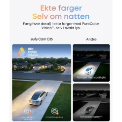 Eufy Kameraovervåking|Cam C35 Overvåkingssystem 4-pack