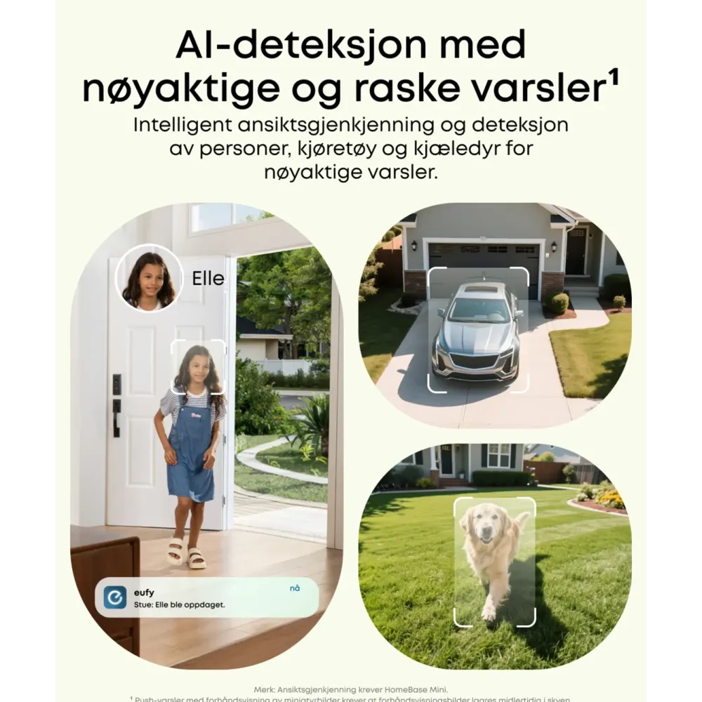Eufy Kameraovervåking|Cam C35 Overvåkingssystem 4-pack