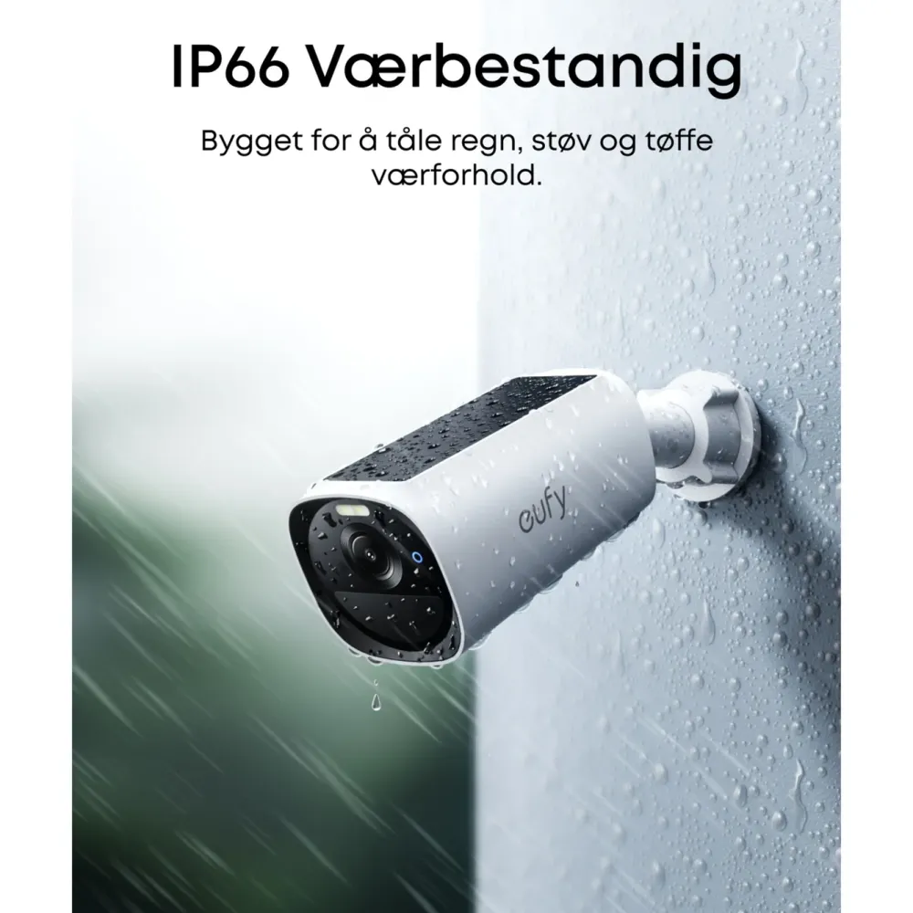 Eufy Alarmsystemer|Skimmingsbeskyttelse|Cam E40 Overvåkingssystem 4-pack