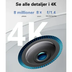 Eufy Kameraovervåking|Cam 3 Overvåkingssystem med solpanel 4-pack