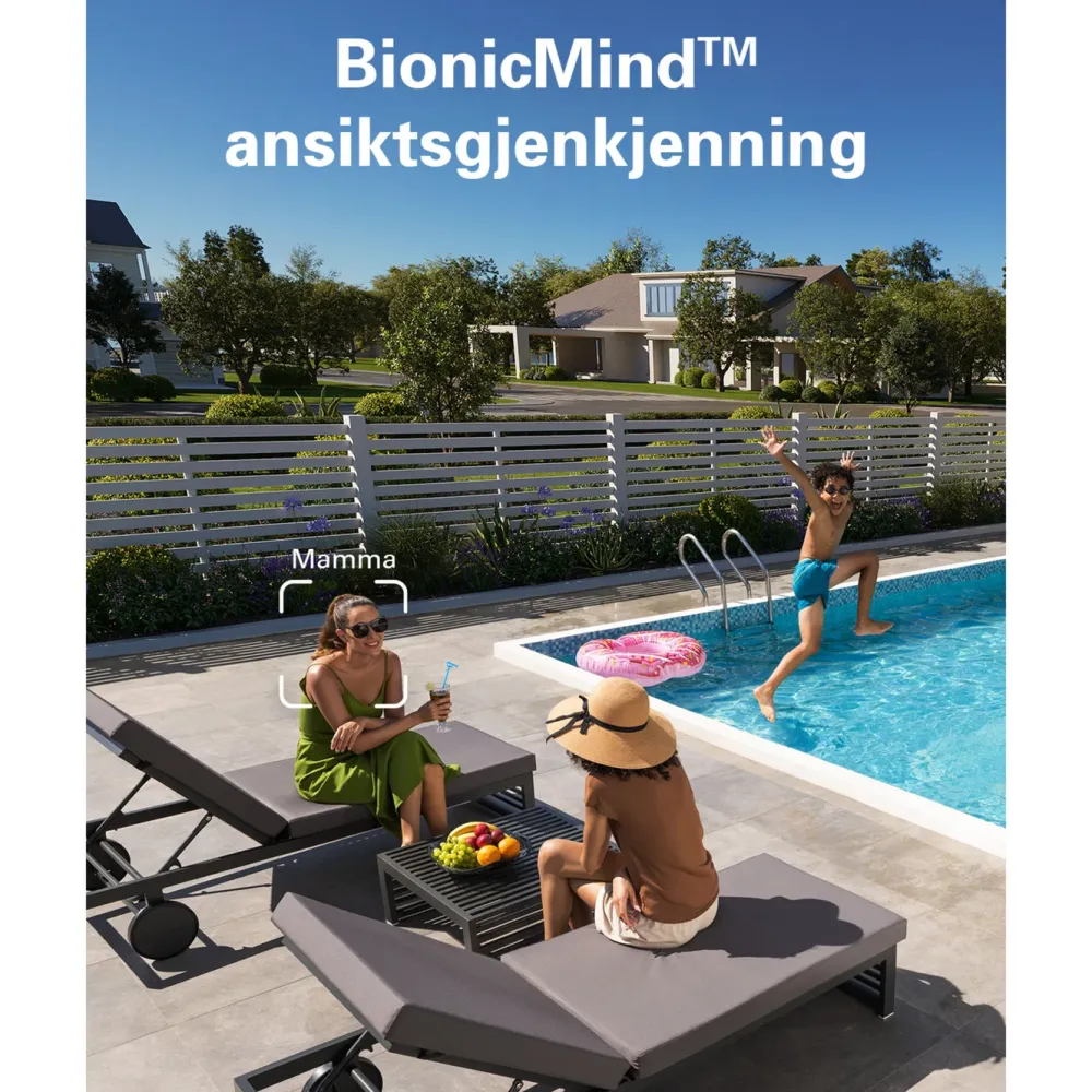 Eufy Kameraovervåking|Cam 3 Overvåkingssystem med solpanel 4-pack