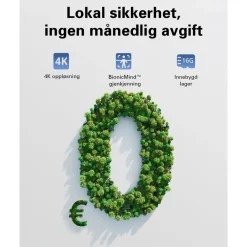 Eufy Kameraovervåking|Cam 3 Overvåkingssystem med solpanel 4-pack