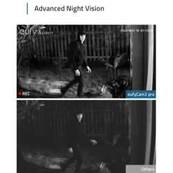 Eufy Kameraovervåking|Cam 2 Pro Ekstra kamera
