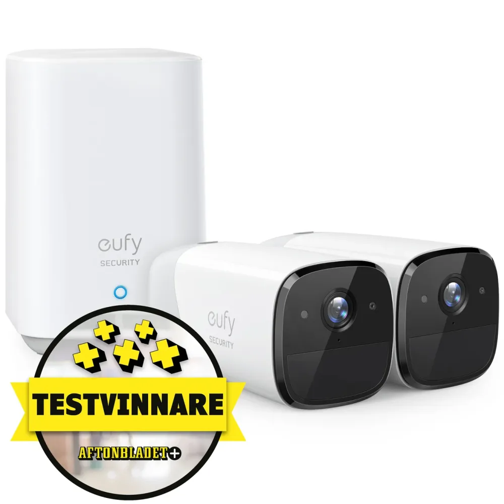 Eufy Kameraovervåking|Cam 2 Pro Overvåkingssystem 2-pack