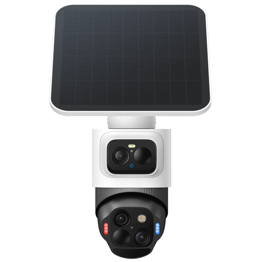Eufy Kameraovervåking|Cam S4 Solo 3-i-1 overvåkingskamera med solpanel