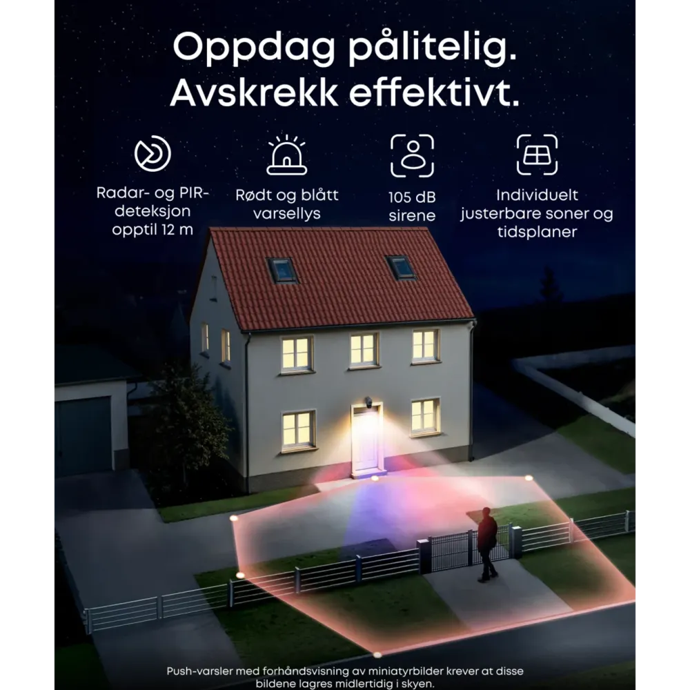 Eufy Kameraovervåking|Cam S4 Solo 3-i-1 overvåkingskamera med solpanel