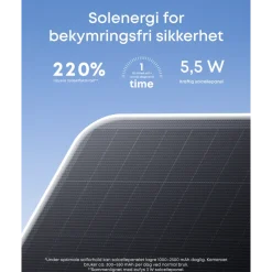Eufy Kameraovervåking|Cam S4 Solo 3-i-1 overvåkingskamera med solpanel