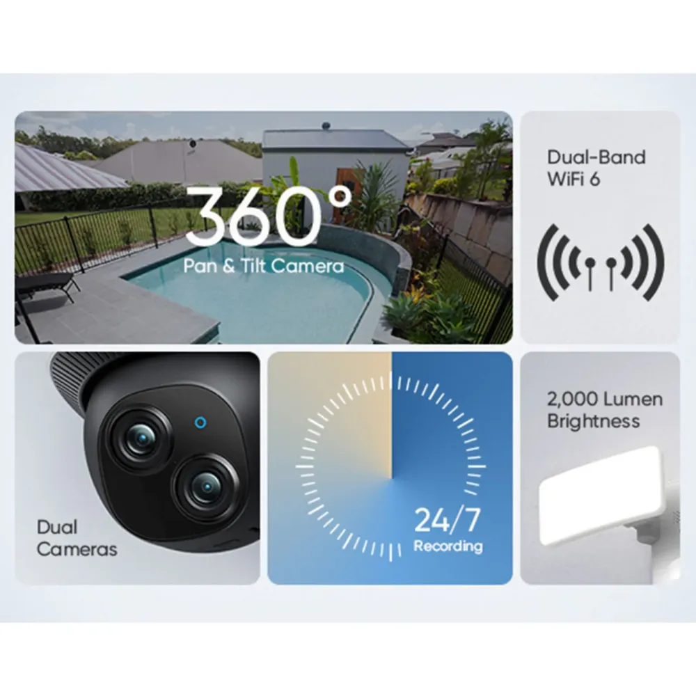 Eufy Kameraovervåking|Floodlight Camera E340