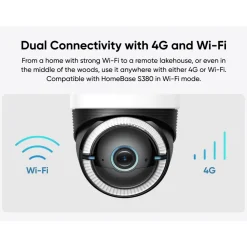 Eufy Kameraovervåking|4G LTE Solcelledrevet overvåkingskamera S330