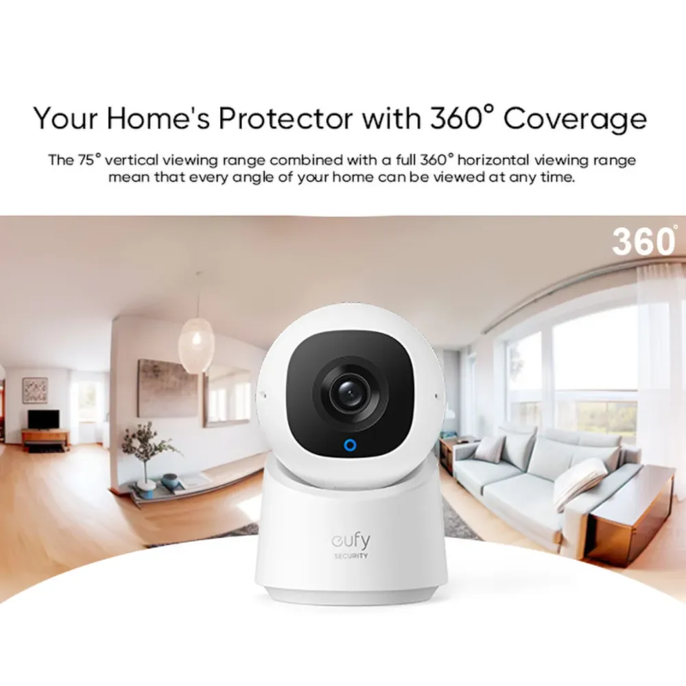 Eufy Kameraovervåking|Indoor Cam C220 Overvåkingskamera innendørs