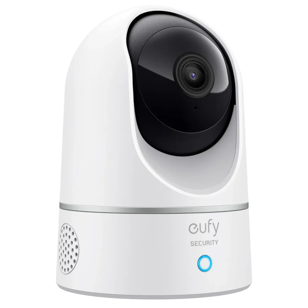 Eufy Kameraovervåking|Indoor Cam 2K Pan & Tilt Overvåkingskamera innendørs