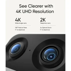Eufy Kameraovervåking|Indoor Cam S350 Overvåkingskamera innendørs
