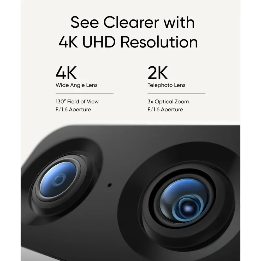Eufy Kameraovervåking|Indoor Cam S350 Overvåkingskamera innendørs
