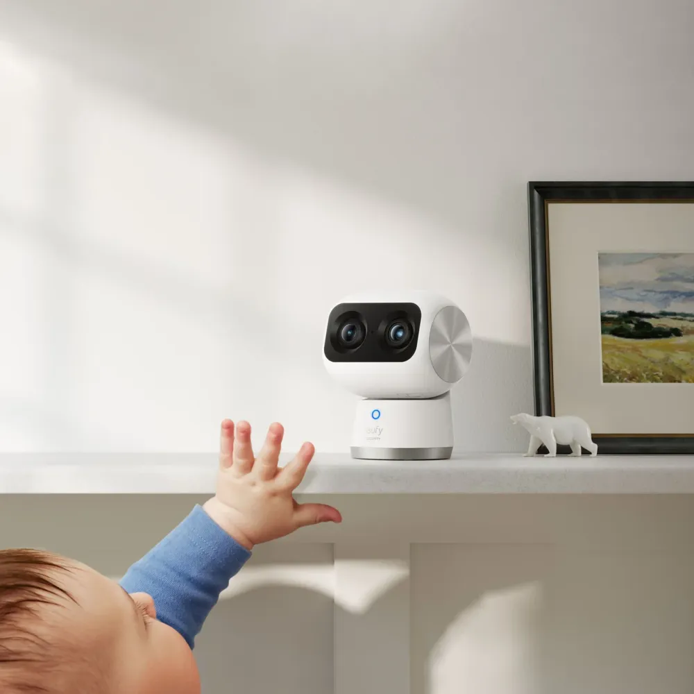 Eufy Kameraovervåking|Indoor Cam S350 Overvåkingskamera innendørs