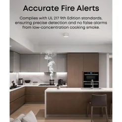 Eufy Smarte Alarmer|Smarte Sensorer|Smoke Sensor E10 Hvit