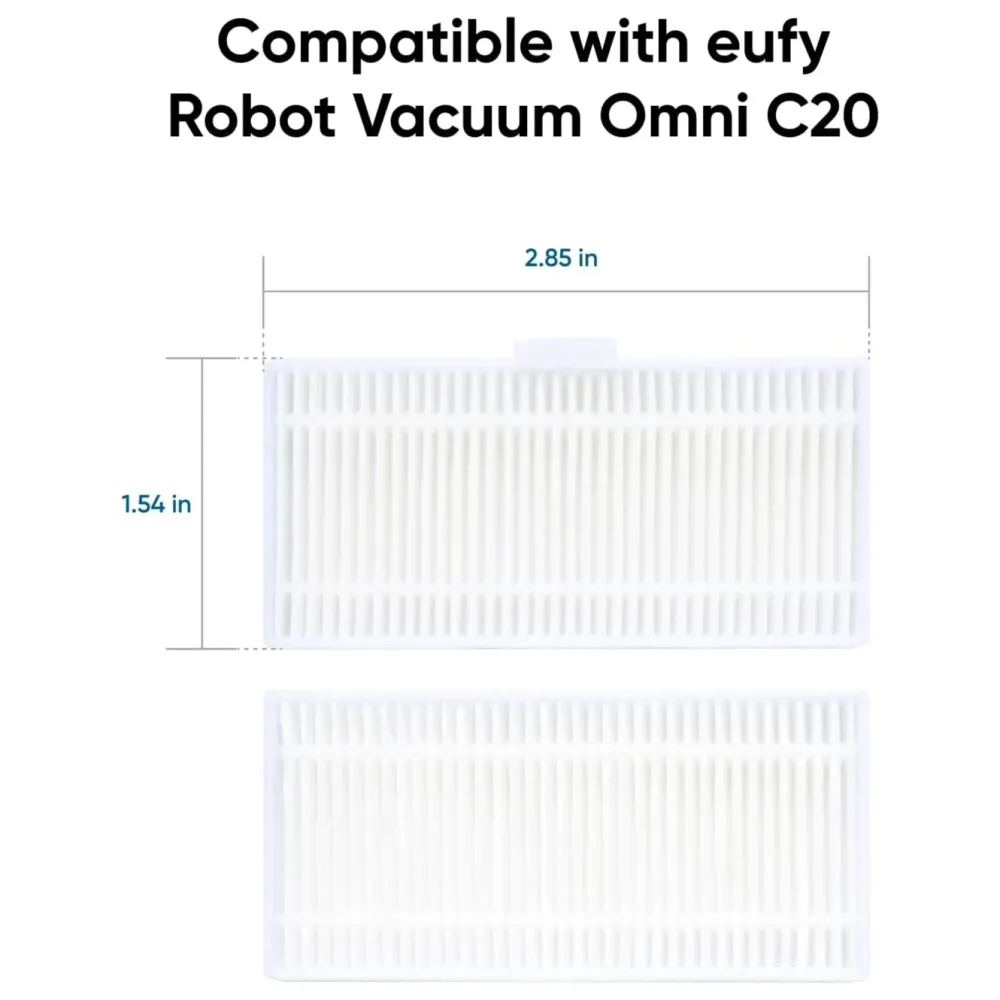 Eufy Rengjøring|Robotstøvsuger|Vaskbare filtre for Omni C20 (2-pk.)