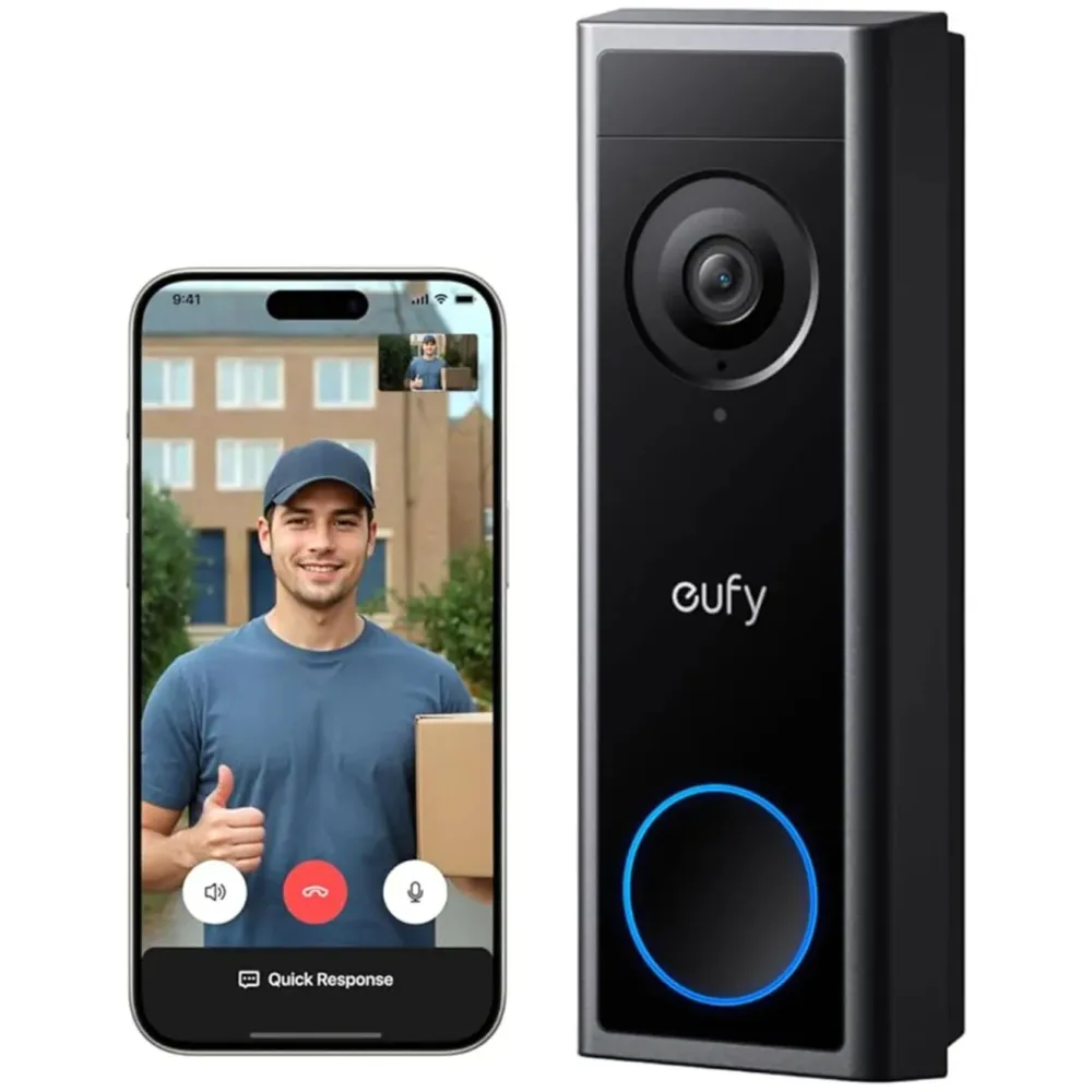 Eufy Smart Dørklokke|Smart Dørklokke|Video Doorbell C30