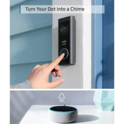 Eufy Smart Dørklokke|Smart Dørklokke|Video Doorbell 2K med basestasjon