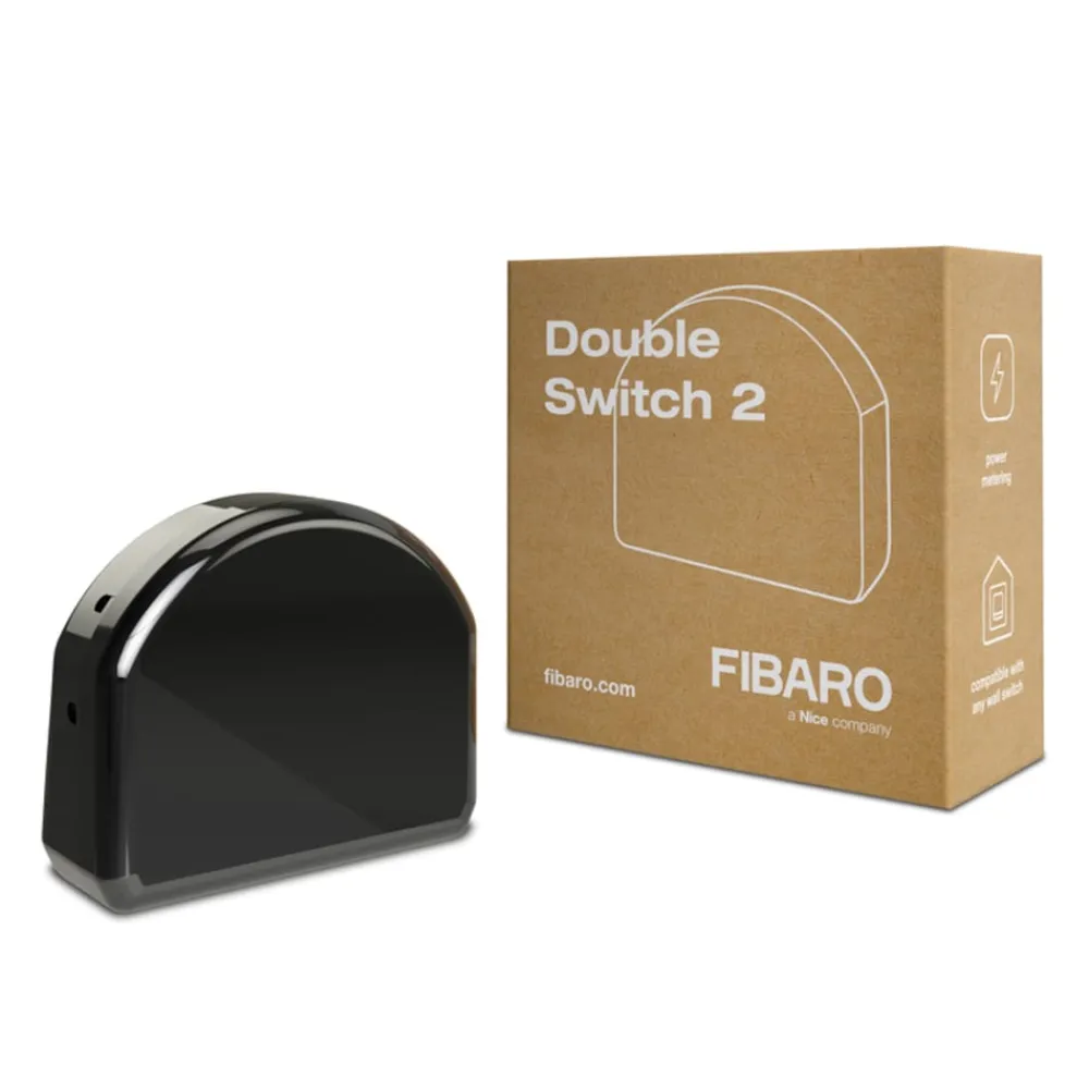 Fibaro Fjernstrømbryter|Innfelt Z-wave-fjernstrømbryter