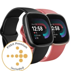 Fitbit Smart Ring|Smartklokker Og Ringer|Versa 4 Aktivitetsklokke Black/Graphite