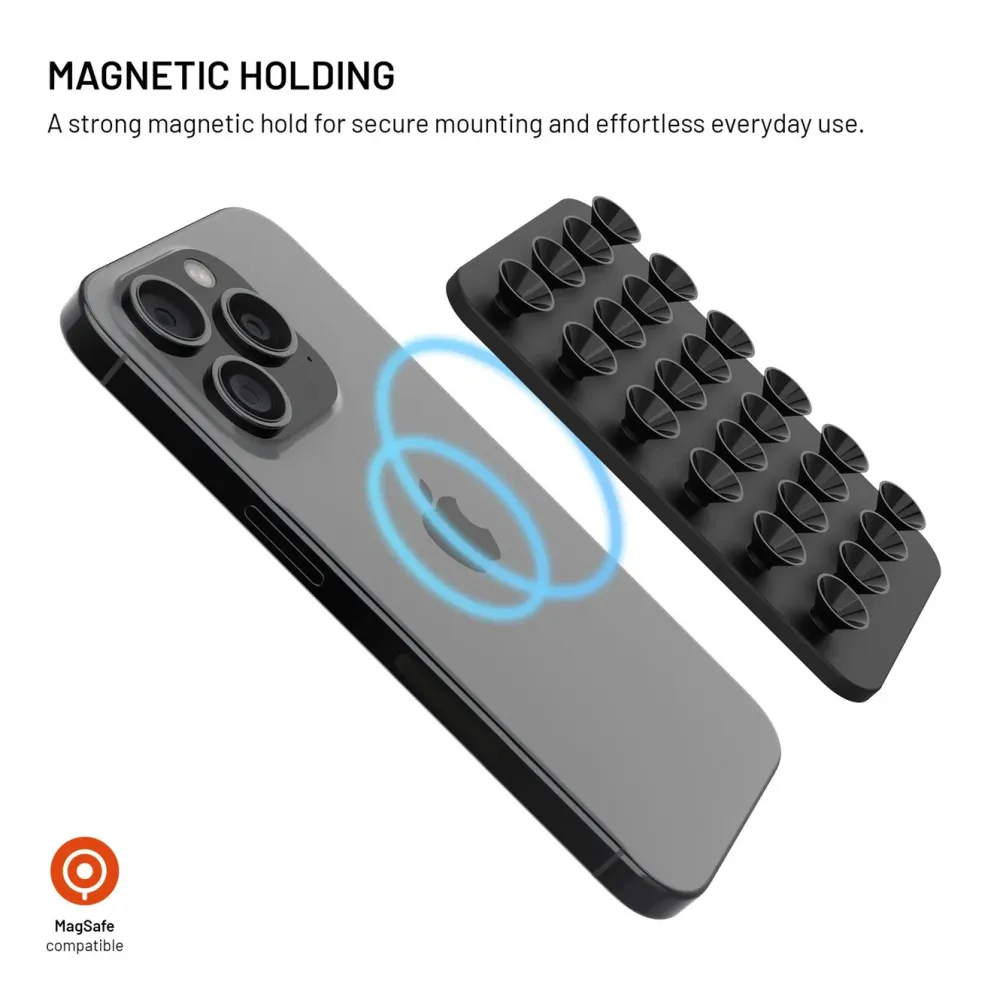Fixed Iphone-Tilbehør|Mobiltelefonholder|MagMate MagSafe sugekoppfeste med magnetfeste