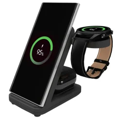 Fixed Hjemmekontor|Mobiltelefonladere|Powerstasjon 3-in-1 Ladestasjon for Samsung