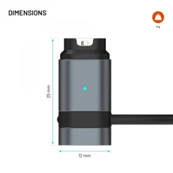 Fixed Smart Ring|Smartklokker Og Ringer|USB-C-ladeadapter for Garmin-enheter