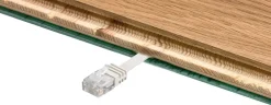 Kjell Nettverkskabler|Flat UTP-nettverkskabel Cat. 6 Hvit 3 m