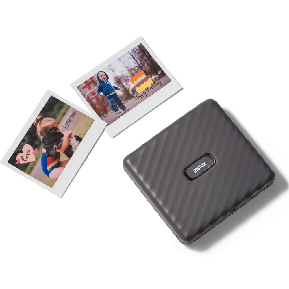 Fujifilm Skrivere Og Tilbehør|instax Link WIDE grå inkludert 10-pk. film