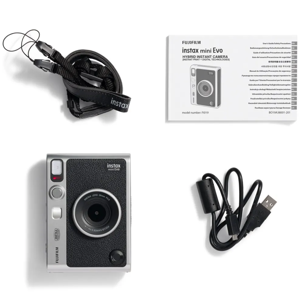 Fujifilm Foto Og Video|Instax Mini Evo - Svart