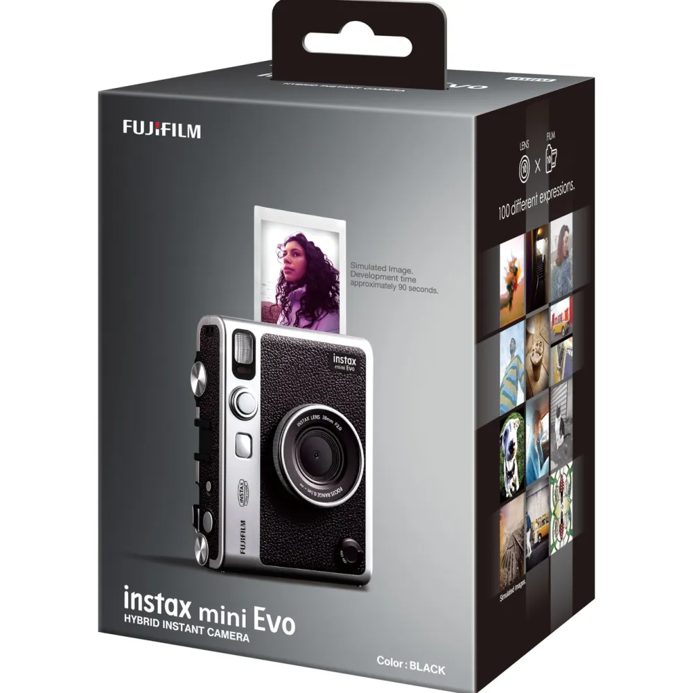 Fujifilm Foto Og Video|Instax Mini Evo - Svart