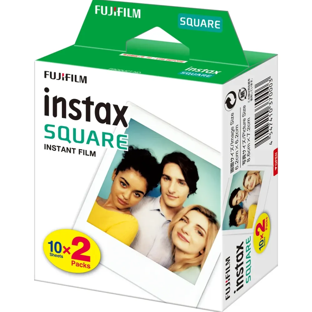 Fujifilm Skrivere Og Tilbehør|Instax Square-film 2x10