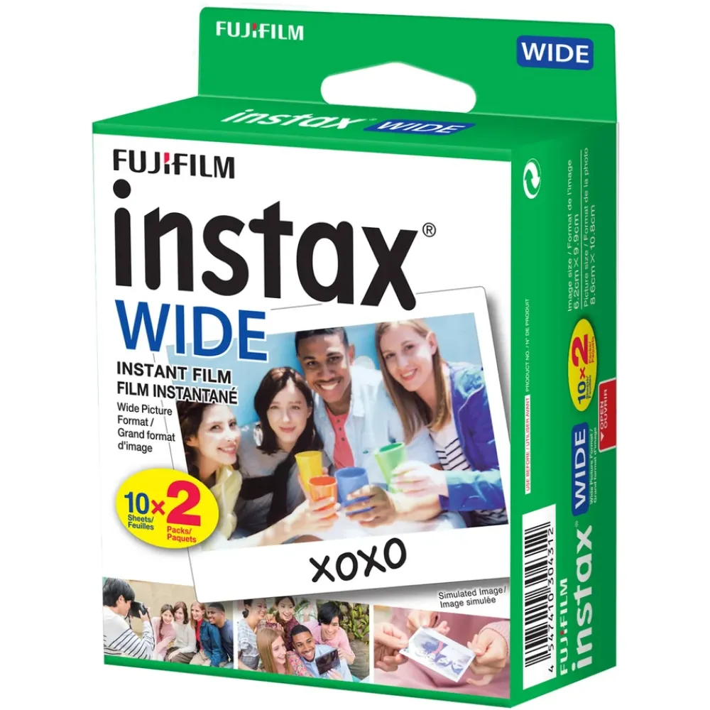 Fujifilm Skrivere Og Tilbehør|Instax Wide film 20-pk.