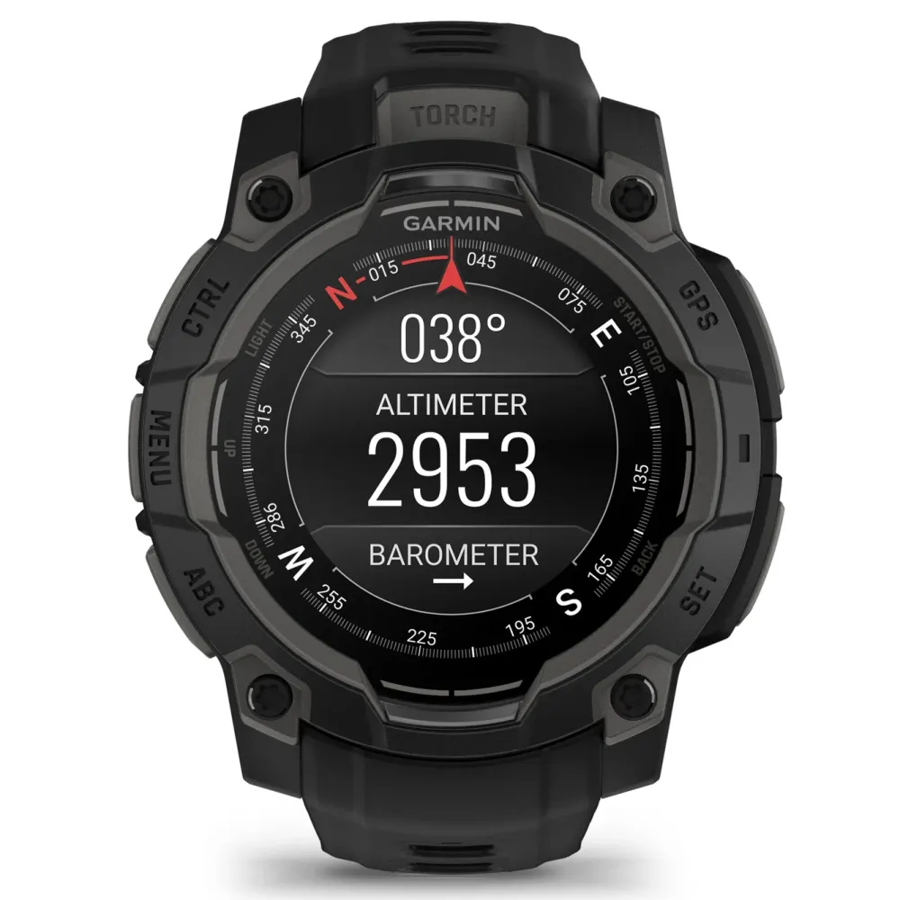 Garmin Smartklokker Og Ringer|Instinct 3 AMOLED 45mm GPS-smartklokke - Svart