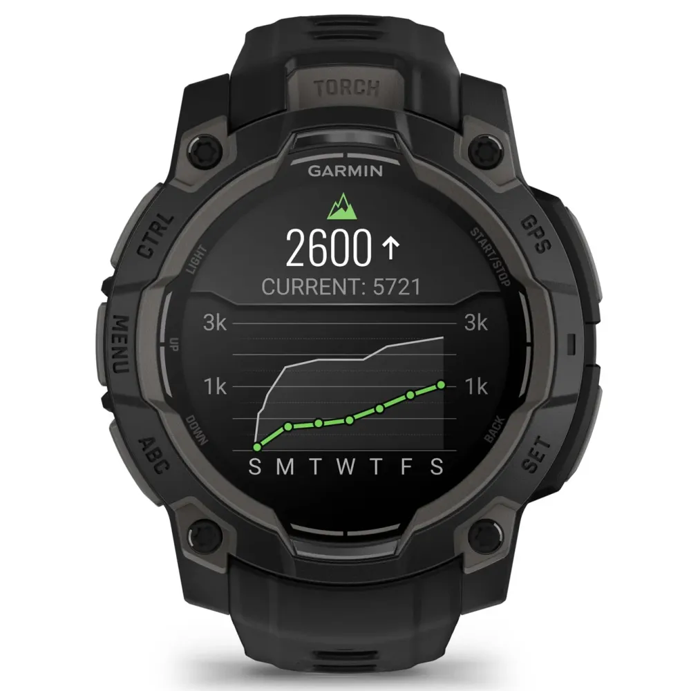 Garmin Smartklokker Og Ringer|Instinct 3 AMOLED 45mm GPS-smartklokke - Svart