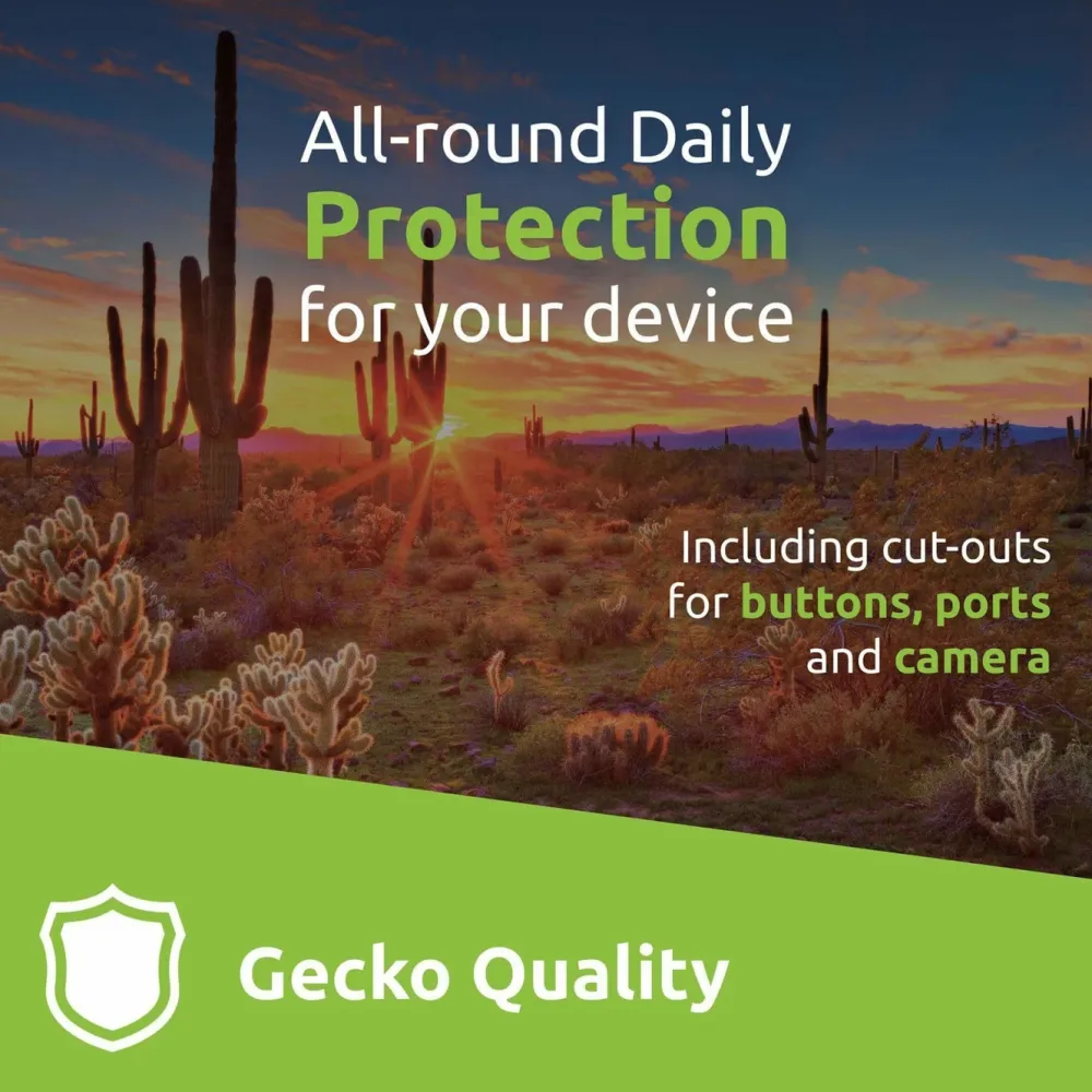 Gecko Covers Mobildeksler & Etui|Covers Cactus Folio – etui til Samsung Galaxy Tab A11/A9 8,7" Svart